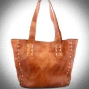 Bed Stu Stevie Tote Bag in Tan Rustic Leather Brand New With Tags